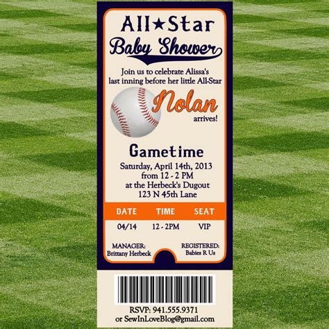 Baseball Baby Shower Invitation Etsy Baseball Baby Shower