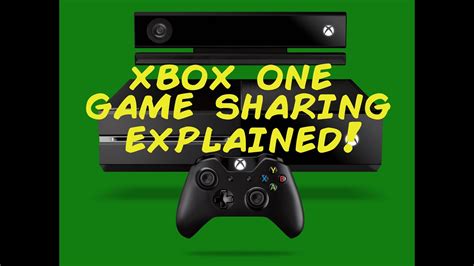 Xbox One My Home Xboxdigital Game Sharing Explained Youtube