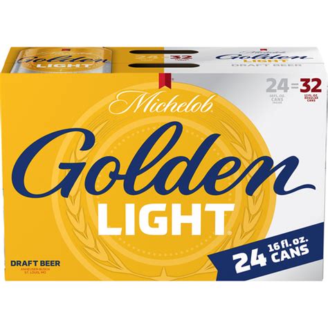 Michelob® Golden Light® Draft Beer 24 Pack 16 Fl Oz Cans Shop