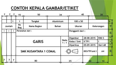 Ukuran Meja Gambar Teknik