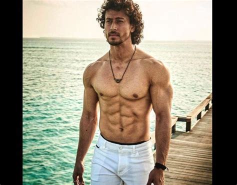 Tiger Shroff Sapped Shirtless During A Vacation