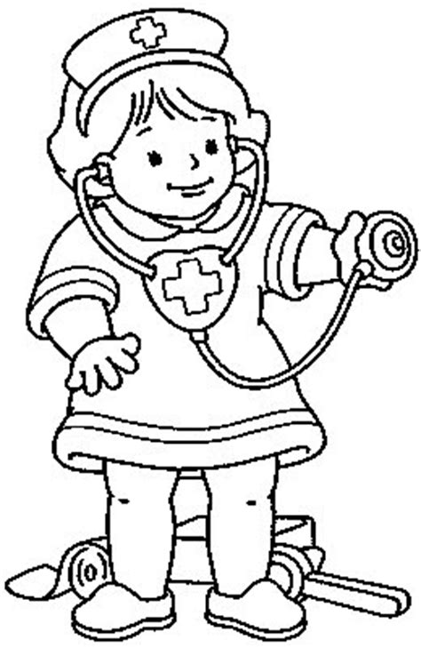 However, the nurses present in the hospital makes them comfortable. transmissionpress: "Little Nurse" Kids Coloring Pages
