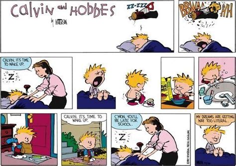 Dreaming Of Waking Up Calvin And Hobbes Calvin