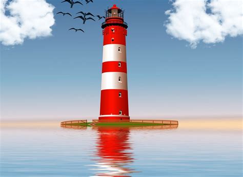 Lighthouse Ocean Sea Free Image On Pixabay