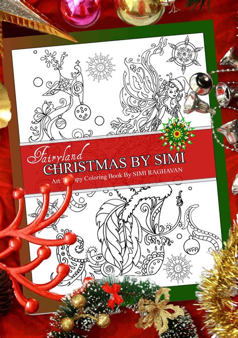 Fairyland Christmas By Simi Coloring Book Set Coloring Books