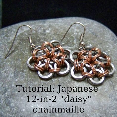 Japanese 12 In 2 Chainmaille Tutorial Daisy By Nicolehill 500