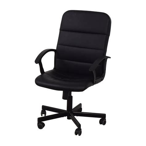 That is why by 2030, we want all materials in our products to be recycled or renewable, and sourced in responsible ways. 75% OFF - IKEA IKEA Black Office Chair / Chairs