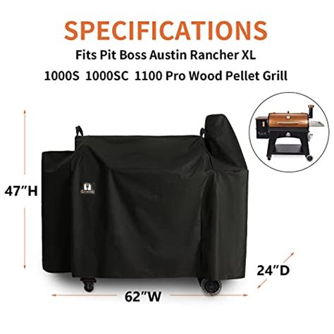 Supjoyes Grill Cover For Pit Boss Austin Xl Rancher Xl Wood Pellet