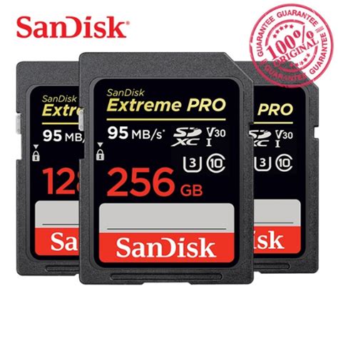 How much can i fit on a memory card? Buy SanDisk Memory Card Extreme Pro SDHC/SDXC SD Card 95MB/s 16GB 32GB 64GB 128GB 256GB Class10 ...