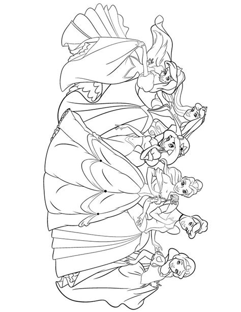 Free Printable Coloring Pages Of Disney Princesses At