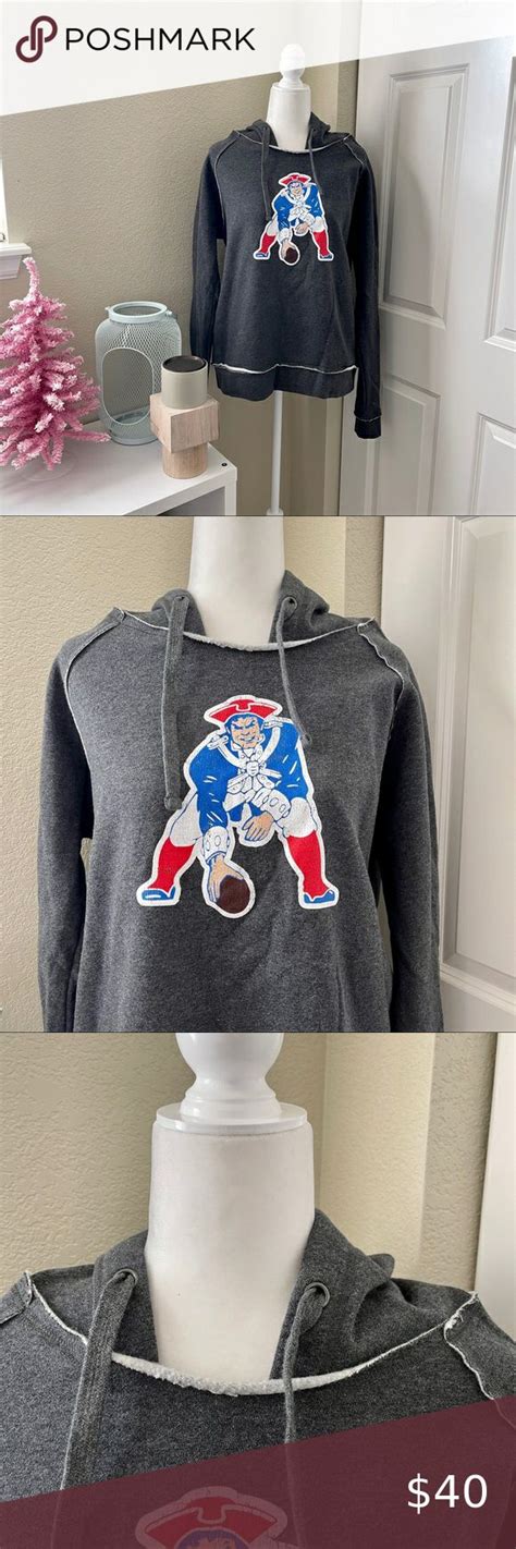 Nfl New England Patriots Vintage Logo Hoodie In 2021 Nfl Outfits Nfl