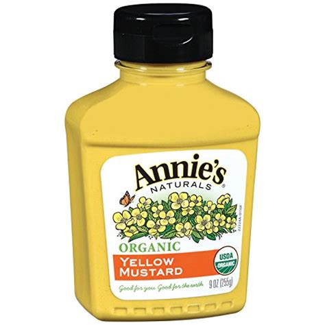 Annies Organic Yellow Mustard Ounces Pack Of Lowerover