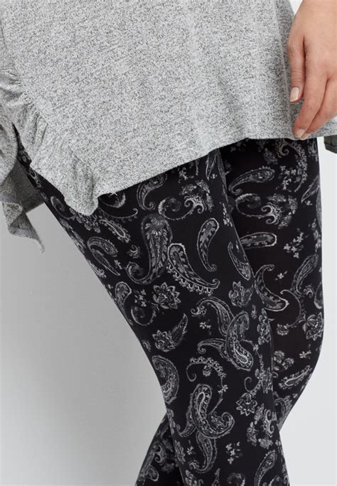 Plus Size Paisley Ultra Soft Legging Maurices