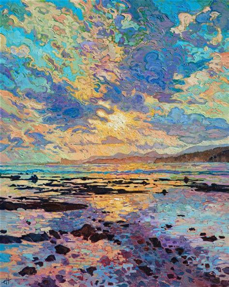 Reflected Vista Contemporary Impressionism Paintings By Erin Hanson