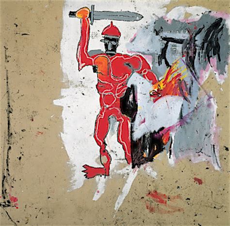 Untitled Red Warrior 1982 By Jean Michel Basquiat King And Mcgaw