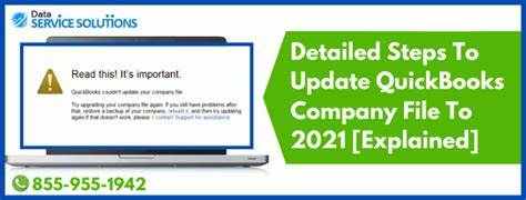 4 Steps Summary To Update Quickbooks Company File