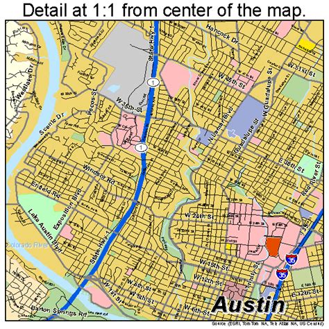 Street Map Of Austin Texas Maps For You