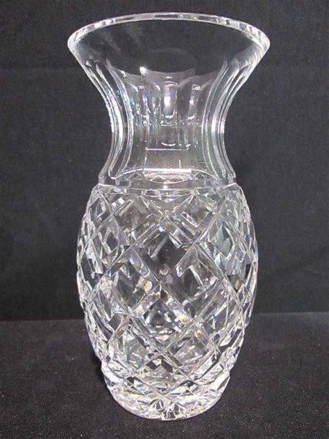 Waterford Crystal 7 Pineapple Shape Vase