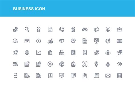 Flat Complete Set Of Business Icons 4675365 Vector Art At Vecteezy