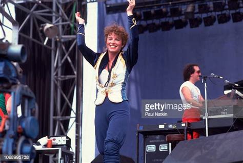 Rindy Ross Of Quarterflash Performs On Stage At The Us Festival In
