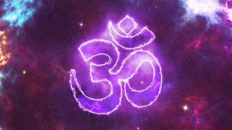 Om The Hindu Holy Symbol Icon Mantra And Sound Of Creation In