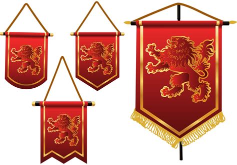 Lion Heraldry Vector