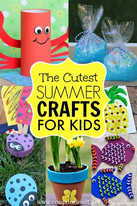 Summer Crafts For Kids 35 Adorable Summer Crafts For Kids