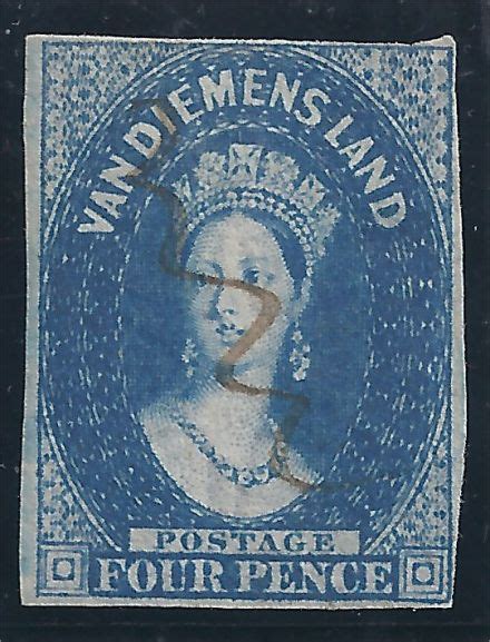 Tasmania 1855 1857 Queen Victoria Stamps Of The World