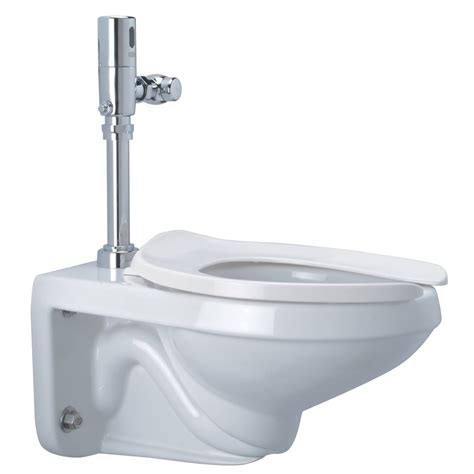 Zurn Ecovantage White Elongated Wall Hung Commercial Toilet Bowl At