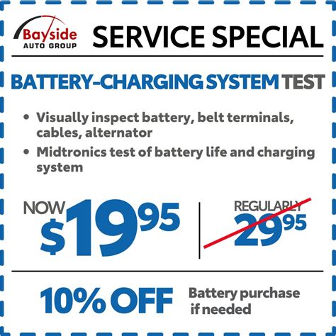 Service Specials In Prince Frederick Bayside Toyota