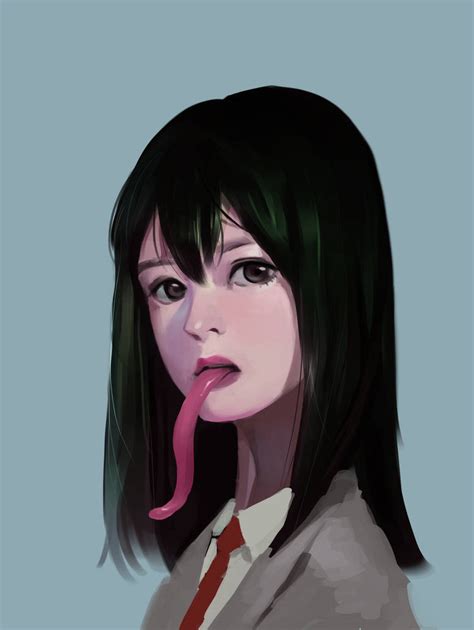 Tsuyu Asui By Midfinger On Deviantart