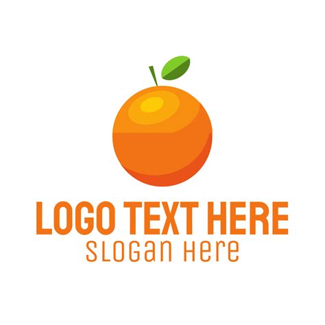 Orange Fruit Logo Brandcrowd Logo Maker