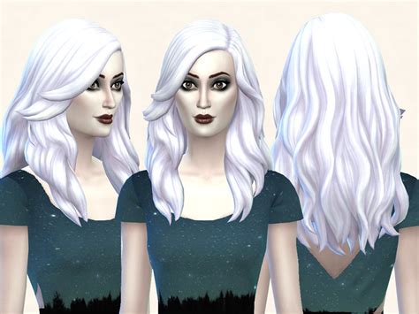 Filo4000s White Hair Recolor 8 Romantic Garden Style