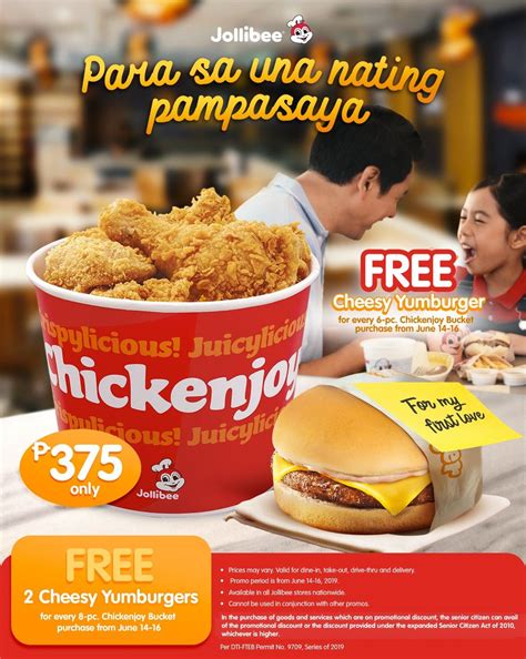 Bucket Chicken Jollibee Menu Price 2019 Philippines In 2021 Food