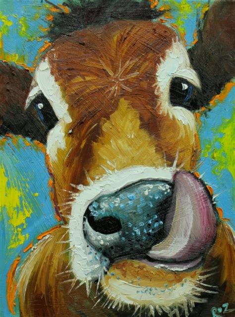 Many tough to find titles. Drunken Cows - Whimsical Fine Art by Roz