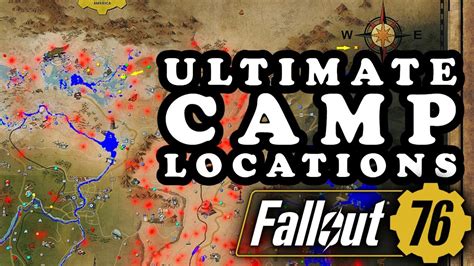 Top 6 The Best Camp Spots Locations For Each Region Fallout 76