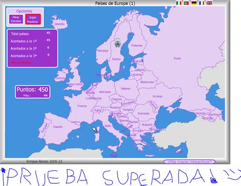 Adrinclusivo Mapa Flash Interactivo Países De Europa