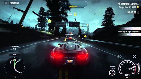 Need For Speed Rivals Cop Ps4 Gameplay With Rain Youtube
