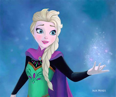 Elsa Par Disney Artist Alex Maher La Reine Des Neiges Photo