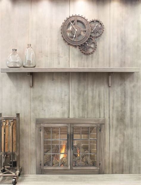 Stretcher bars nest on frame when not in use. Fireplace Mantels & Stone Facing | Chadds Ford Fireside Shop