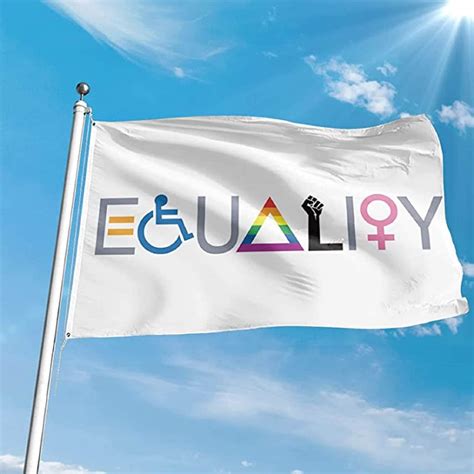 3x5 Feet Equality Flag Banner With Grommets LGBTQ Feminist Etsy