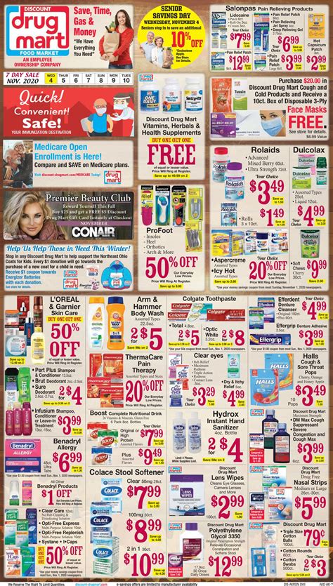 Discount Drug Mart Ad Circular - 11/04 - 11/10/2020 | Yulak