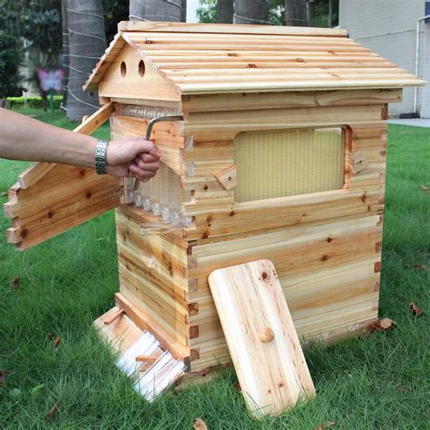Automatic Wooden Beehive House Pc Beehive Frame Bee Hive Wooden Bees And Beekeeping Equipment