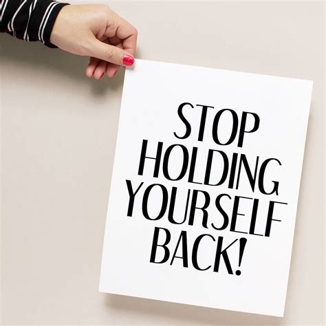Dont Hold Yourself Back