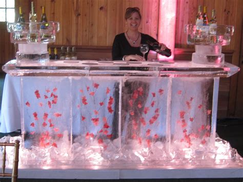 Ice Sculpture For Wedding Of Ice Bar Rock On Ice Can Create A Memorable Experience For You And