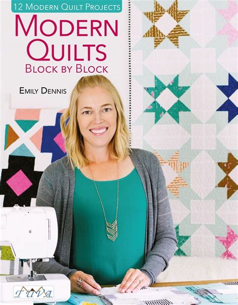 Modern Quilts Block By Block Quilters Pattern Modern Quilt Blocks