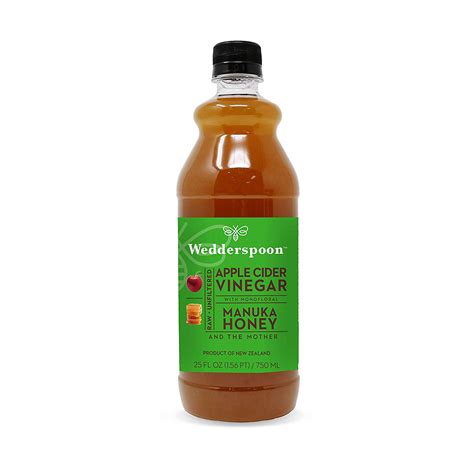 Today's top honey coupon app & promo codes discount: Wedderspoon Apple Cider Vinegar Manuka Honey 25oz : Fresh ...
