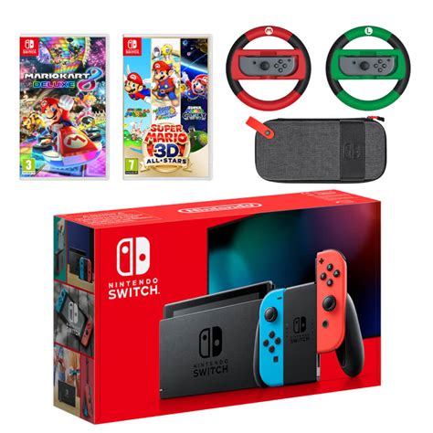 Switch is a leading apple authorised reseller store, under the management of cg computers sdn. Nintendo Switch (Neon Blue/Neon Red) Mario Mega Pack ...
