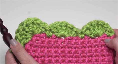 How To Crochet Scalloped Edging Moogly Crochet Borders Crochet