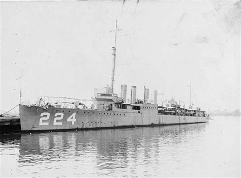 Uss Stewart Dd 224 From The Left